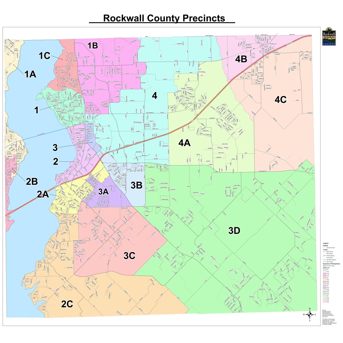 Rockwall County Precinct Map | Election 2018 | Heraldbanner.com