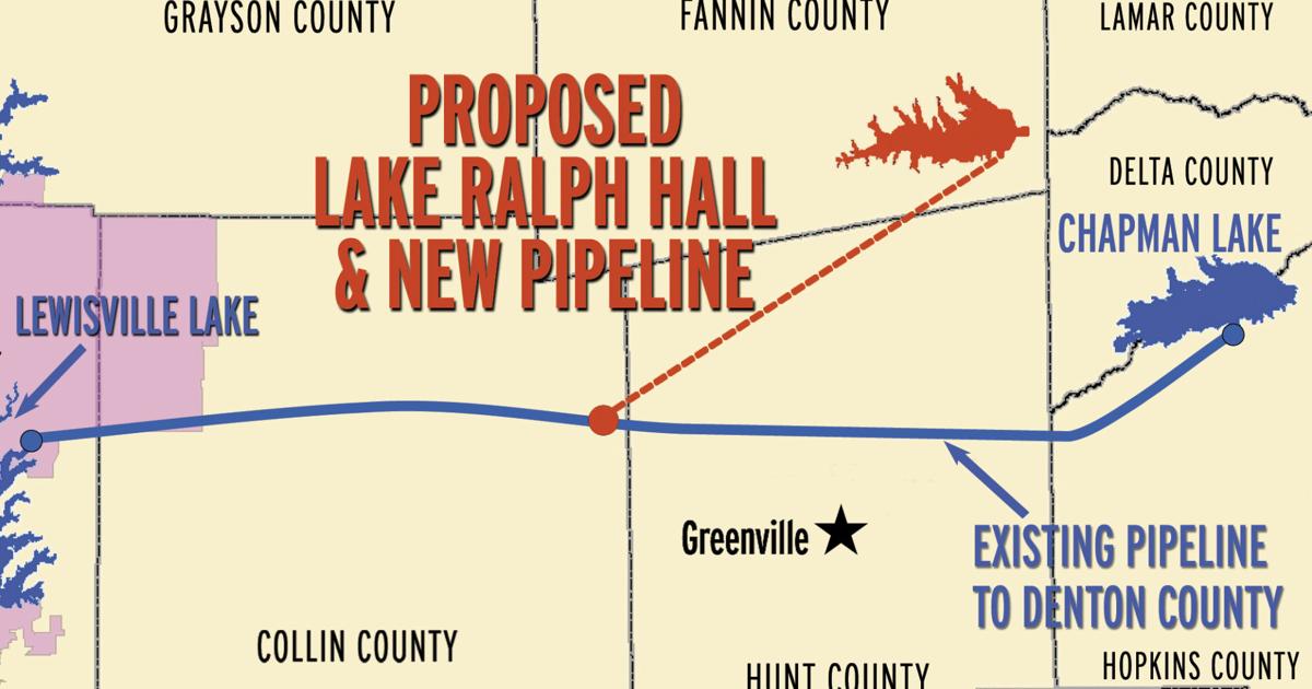 Lake Ralph Map Tx Lake Ralph Hall, proposed near Commerce, expected to bring region many ...