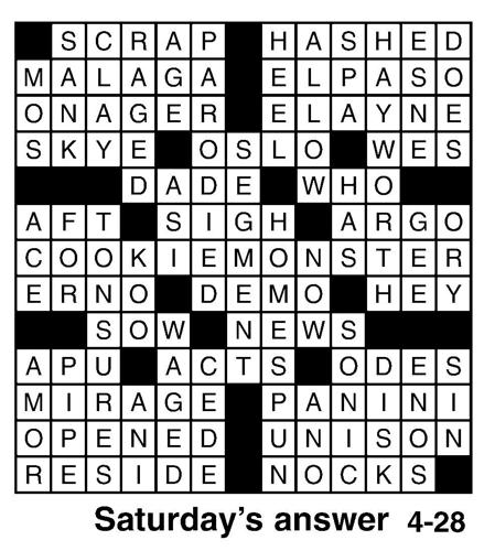 Puzzles and puzzle answers | Local News | heraldbanner.com