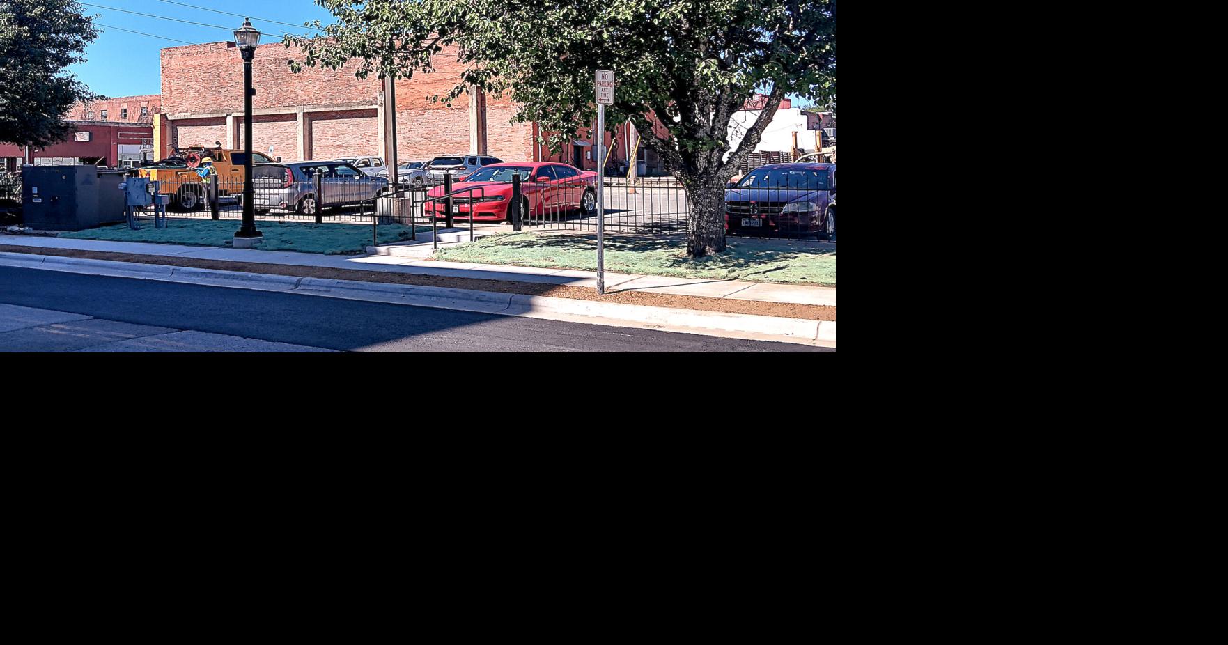 Work on Wesley Street sidewalks through downtown near completion