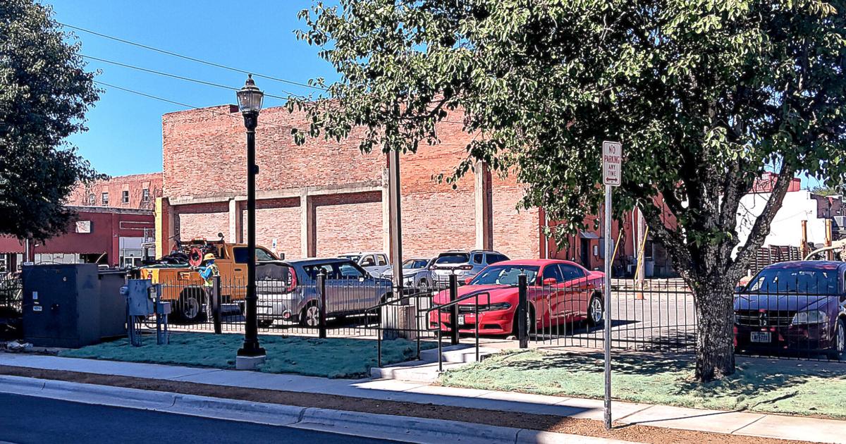 Work on Wesley Street sidewalks through downtown near completion