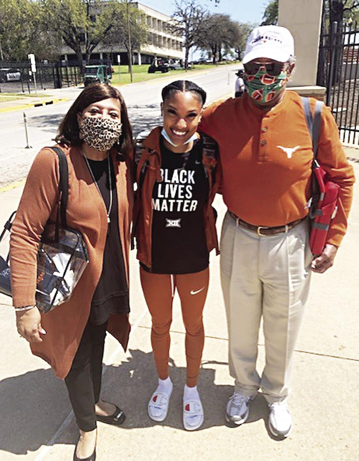 Jumping For Glory Tara Davis Is From California But Her Texas Roots Run Deep Especially Here In Greenville Local News Heraldbanner Com