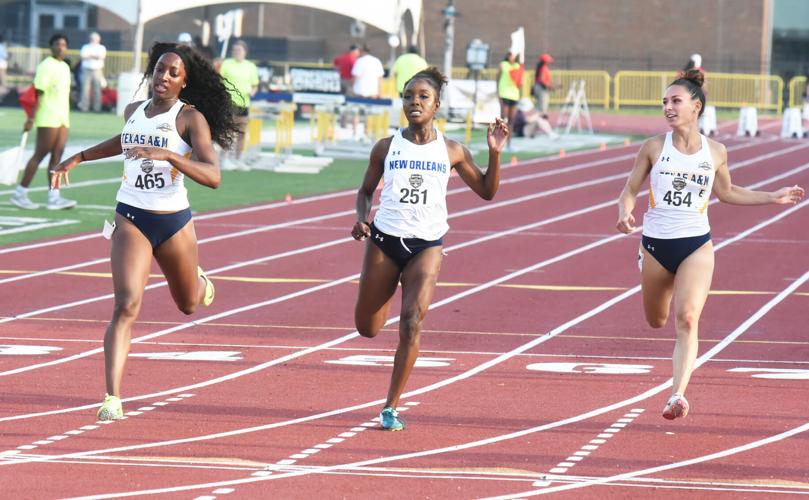 JT Smith leads sprinters at Southland Conference track