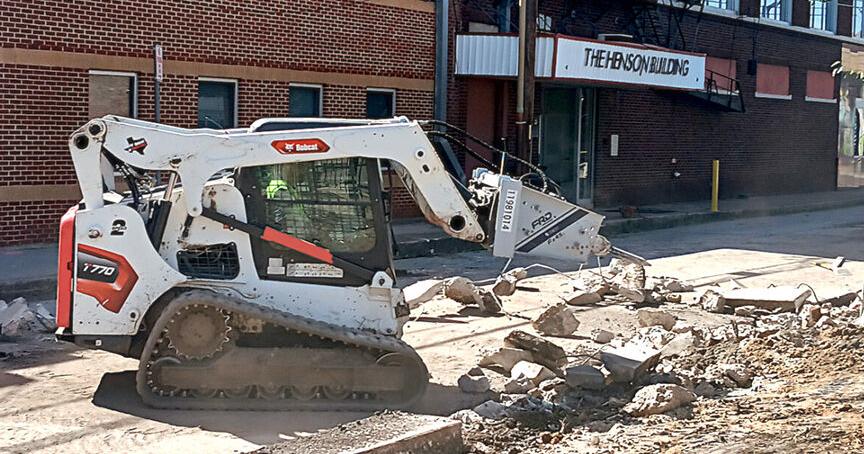 Wesley Street partially closed through downtown though mid-August
