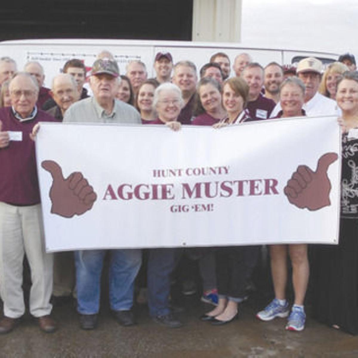 Local Aggies Gig Em At Traditional Muster Community Heraldbanner Com
