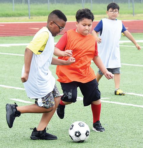 Greenville youngsters learn about soccer in Lions camp ...