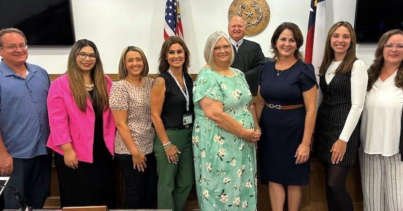 Eight new CASA volunteers sworn in to advocate for Hunt County children in foster care