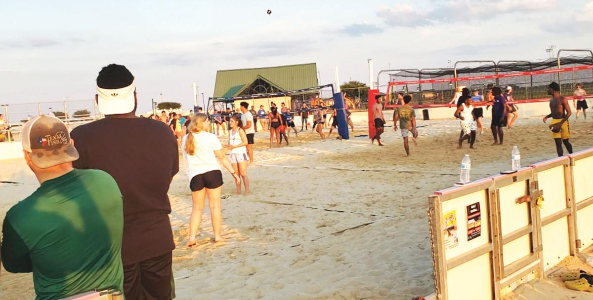 Sand courts become popular Greenville hangout Sports heraldbanner com