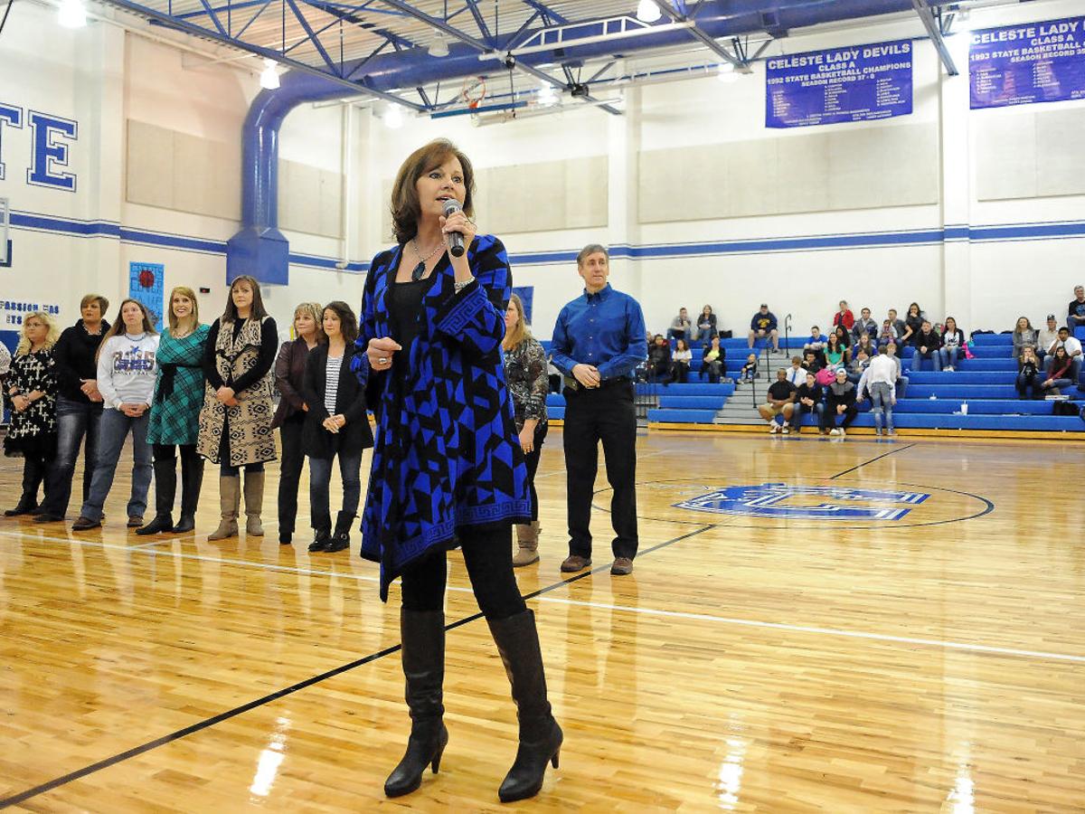Celeste S Basketball State Champs Honored In Ceremony Sports Heraldbanner Com