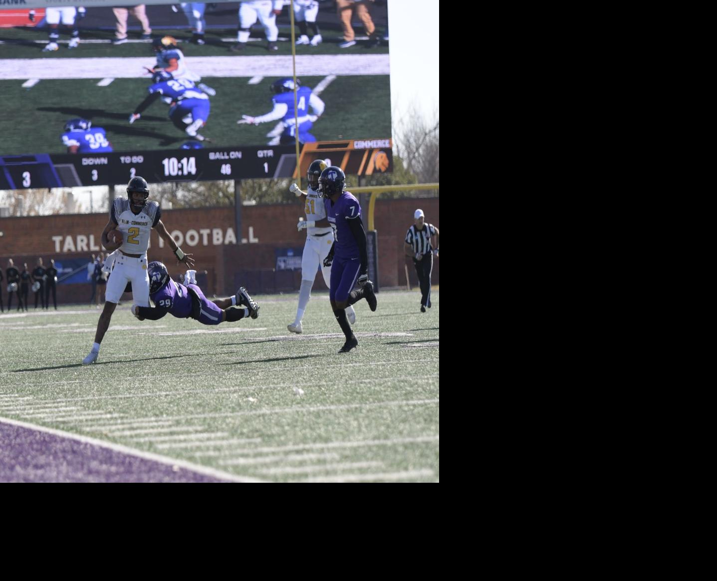 No 7 Seed Lions Upset No 2 Tarleton State With 23 16 Road