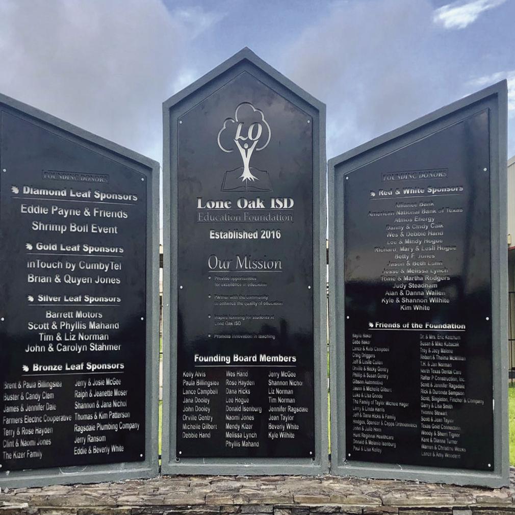 Loisd To Unveil Education Foundation Monument Tuesday Local News Heraldbanner Com