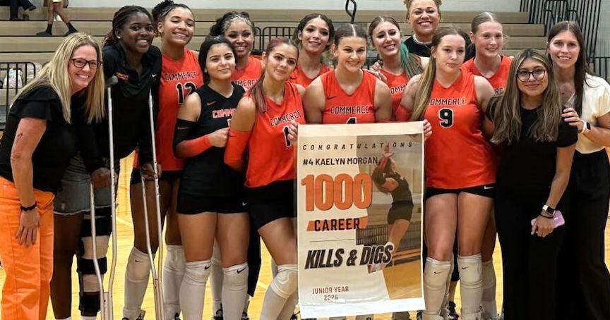 Lady Tiger reaches career milestone in district win