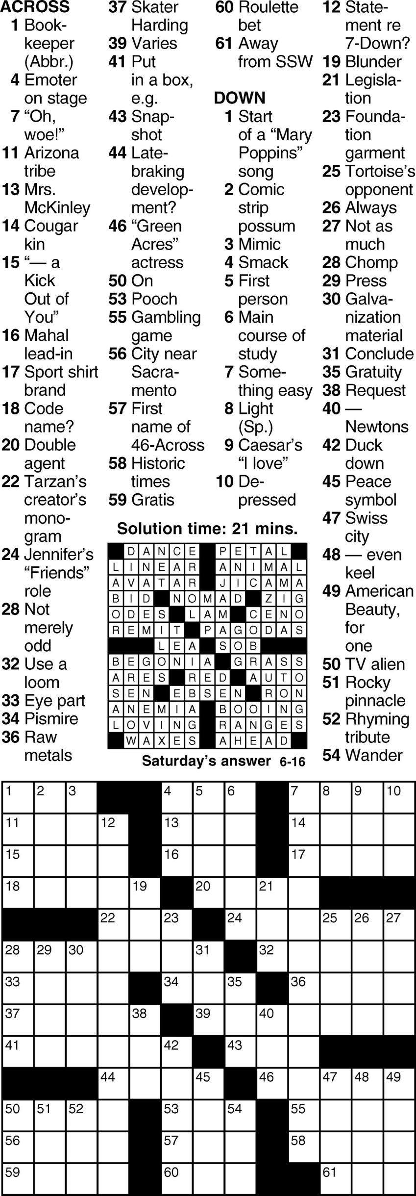 puzzlemaker discovery education crossword