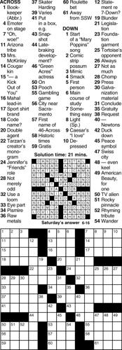 Puzzles and puzzle answers | Local News | heraldbanner.com