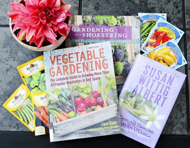 Turning pages with home and garden books