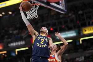 Pacers beat Hawks 129-124, overcoming Jalen Johnson's triple-double