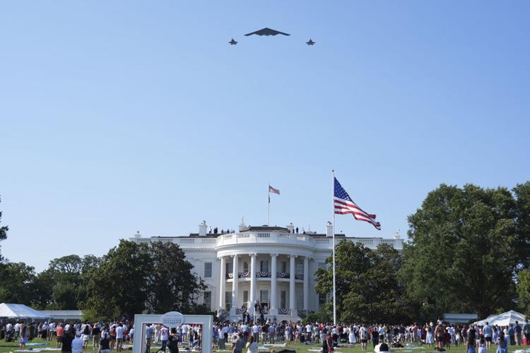 first white house celebration of 4th of july