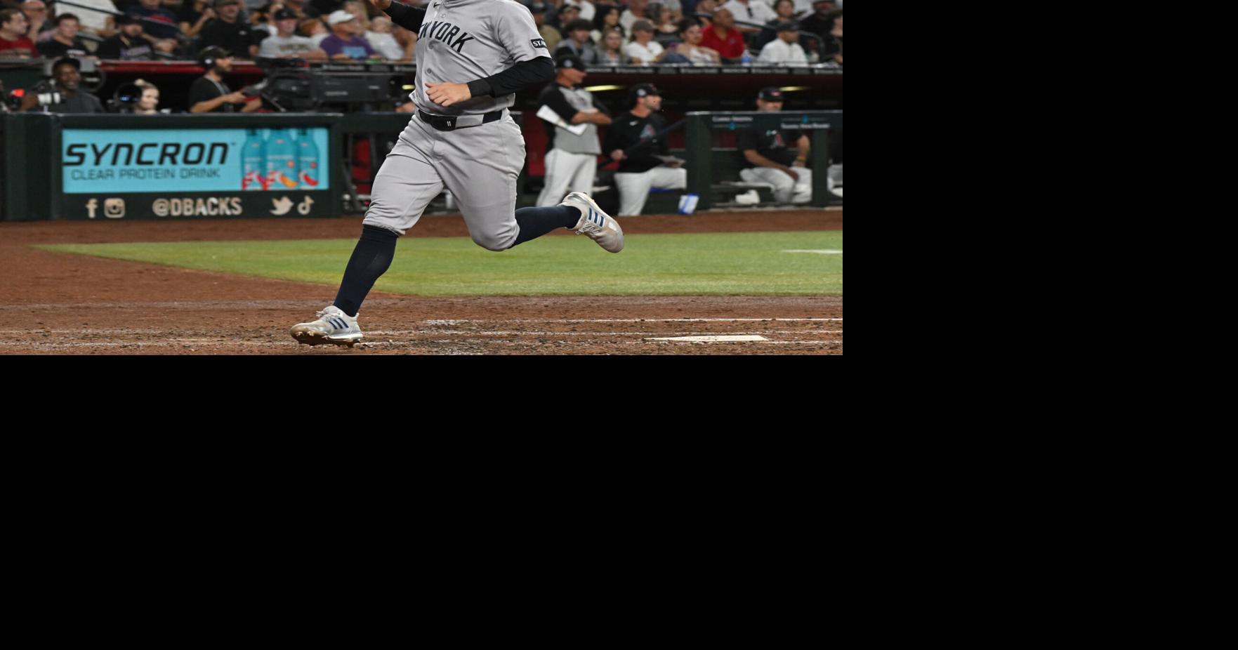 Anthony Volpe makes debut at third base for Yankees in doubleheader ...