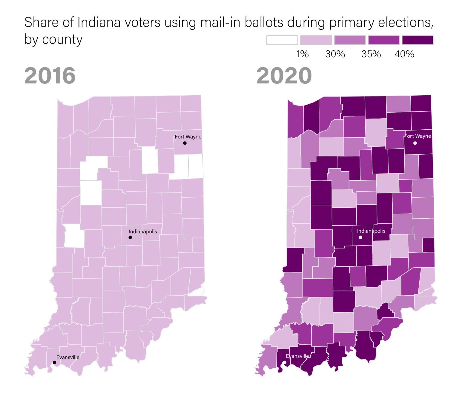 Indiana A Holdout For No-excuse Absentee Voting In Historic Election ...