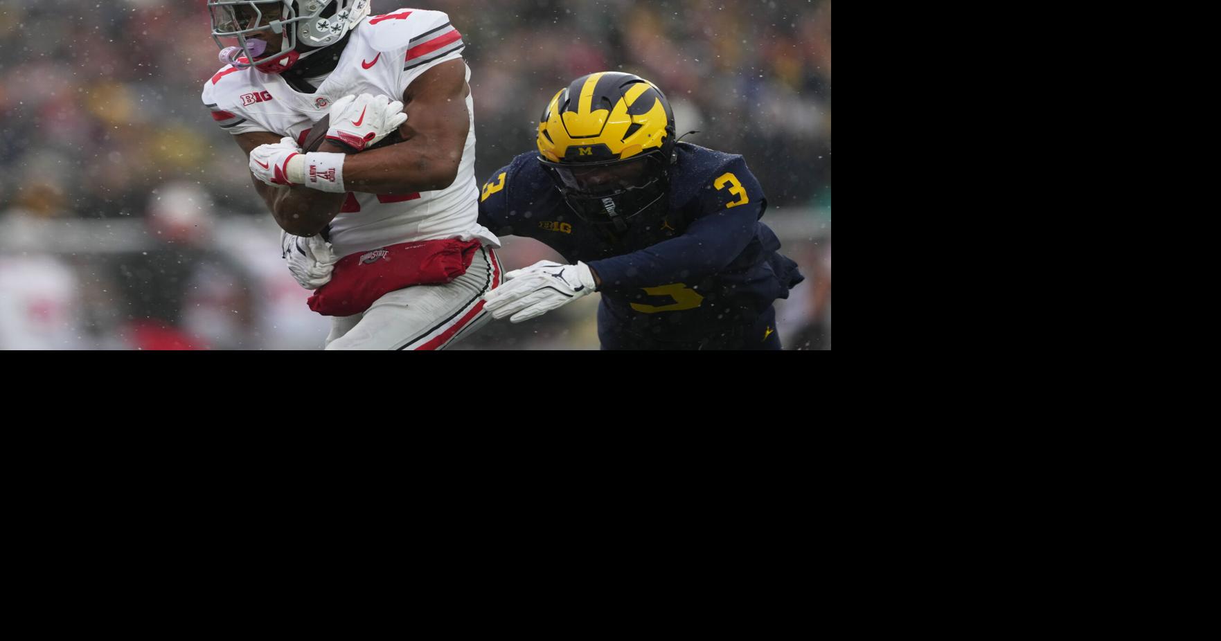 No. 1 Ohio State beats No. 15 Michigan, sets up game with No. 2 Indiana for Big Ten title