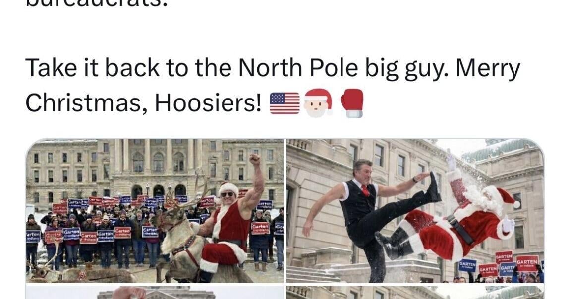 Backlash hits state senator after 'Santa attack' social media post