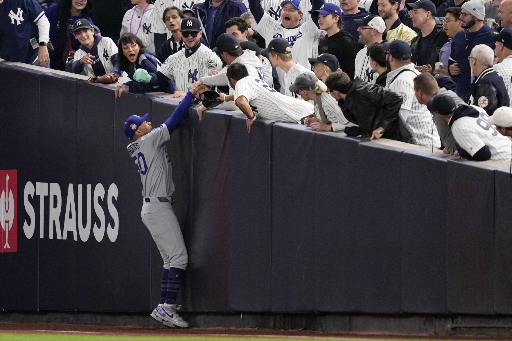 Yankee Stadium Fans Ejected After One Pries Ball Out Of Mookie Betts ...