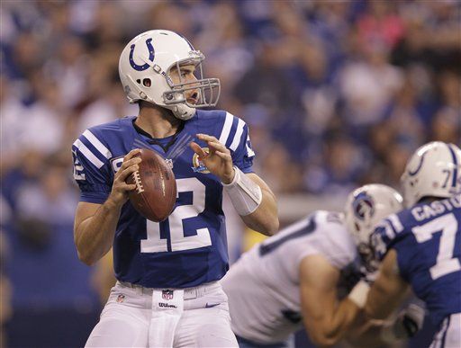 Titans vs Colts: Indianapolis QB Andrew Luck has strong offensive line