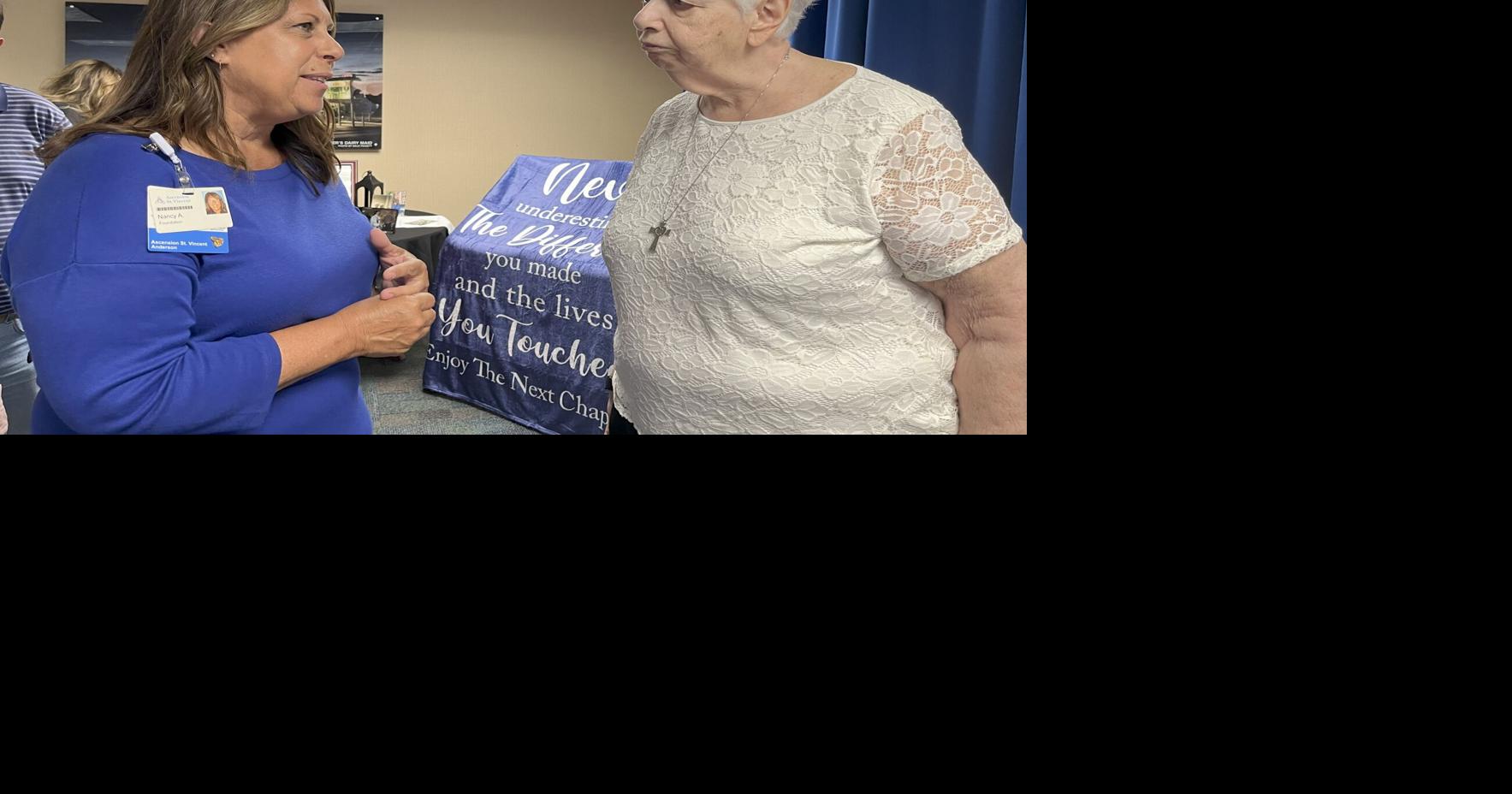 Ceremony, reception honor last Sister of the Holy Cross at Ascension St. Vincent Anderson Hospital