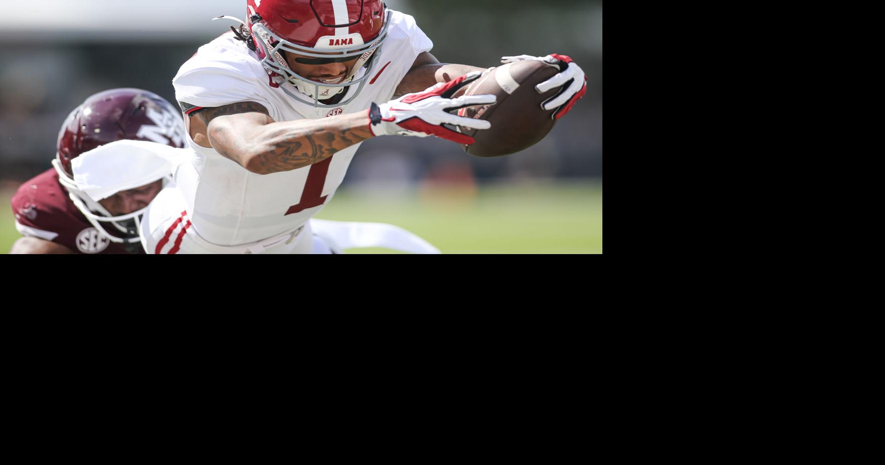 Alabama star WR Ryan Coleman-Williams returns to game despite an ...