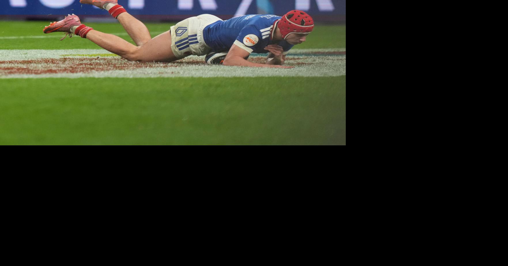 France begins Six Nations title defense with five-try pounding of Ireland in 36-14 win