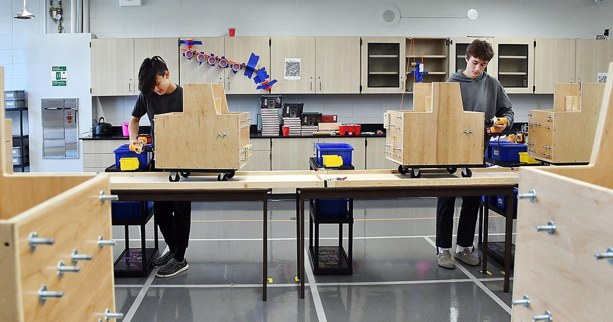 Model production line helps Alexandria students prepare for the world ...
