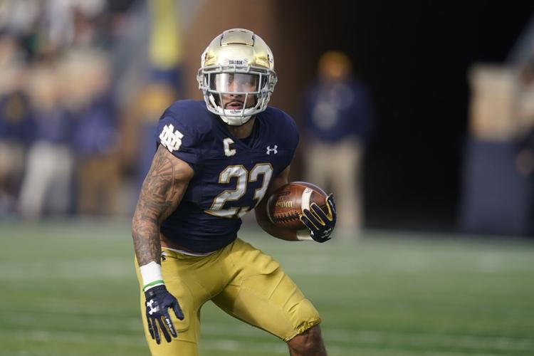 Notre Dame RB Kyren Williams declares for 2022 NFL draft, will