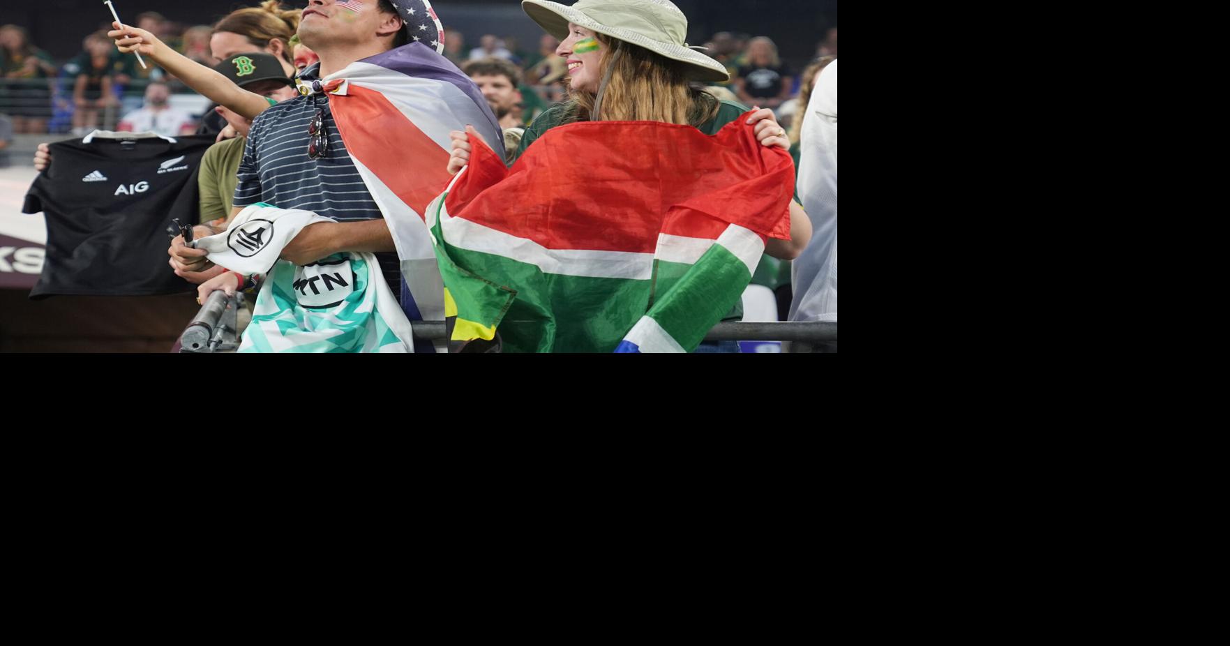 South Africa and NZ rugby captains see record crowd as a 2031 US World Cup 'appetizer"