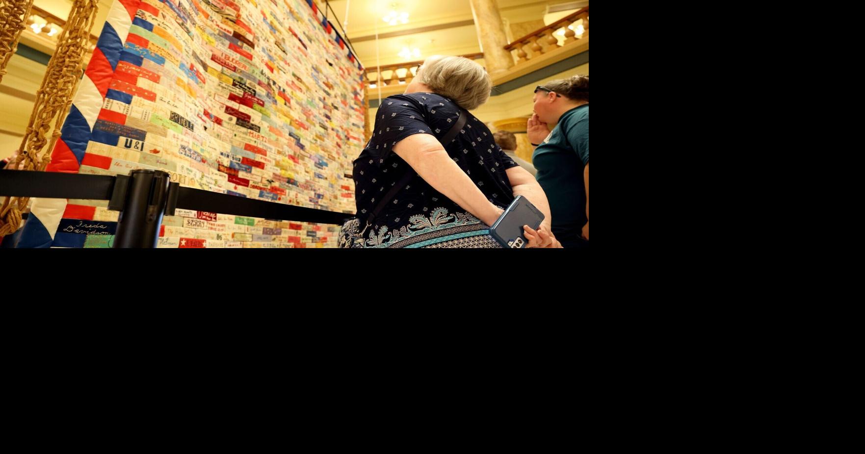 Threads of Memory: Boone County's beloved quilt rehung in the courthouse rotunda