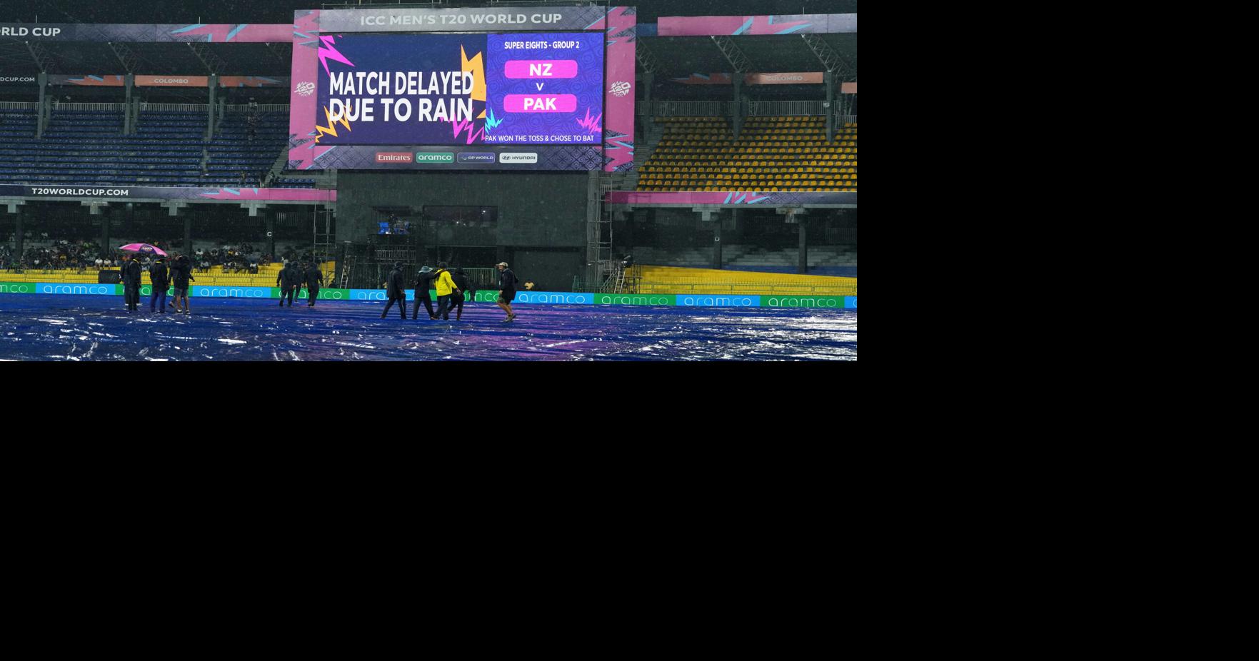 Super 8s opener between New Zealand and Pakistan at T20 World Cup is a washout