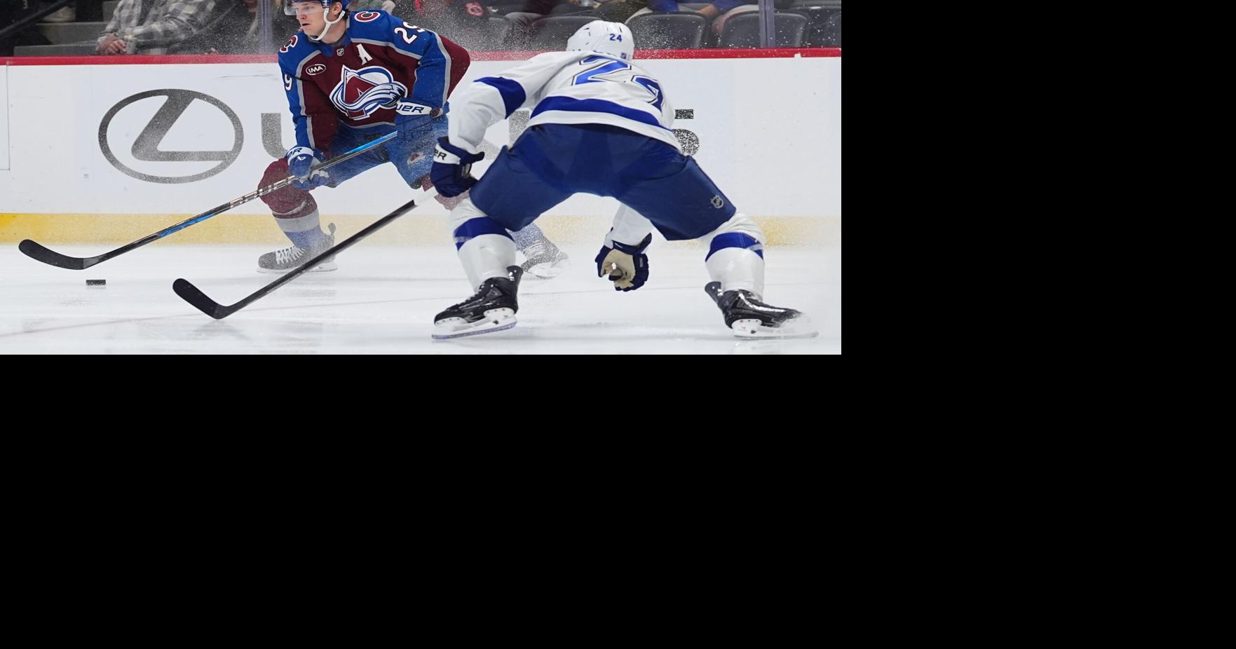 Avalanche beat Lightning 6-3 as MacKinnon posts a goal and 3 assists ...