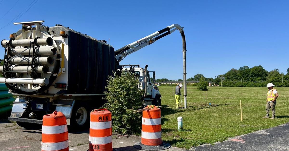 McDonald's drainage work