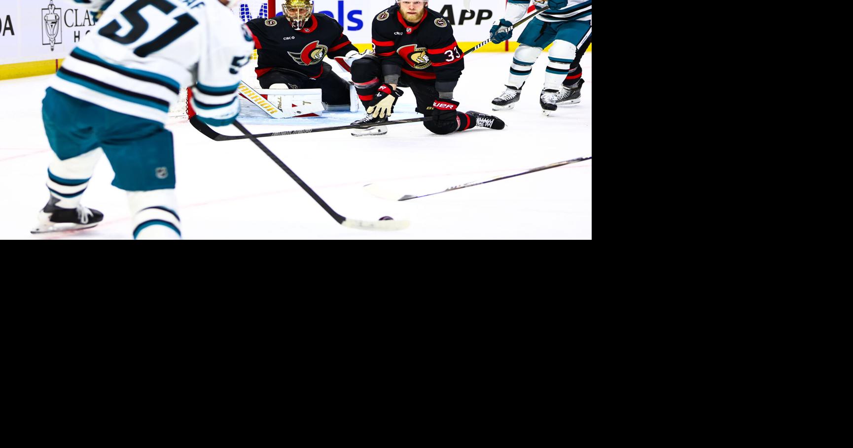 Sharks beat the Senators 6-2 for their 1st regulation victory of the ...