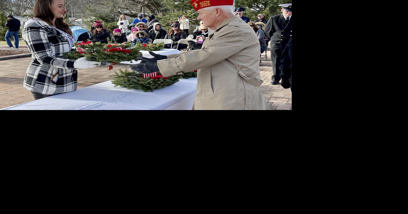 'Freedom isn't free' Wreaths Across America ceremony a solemn reminder