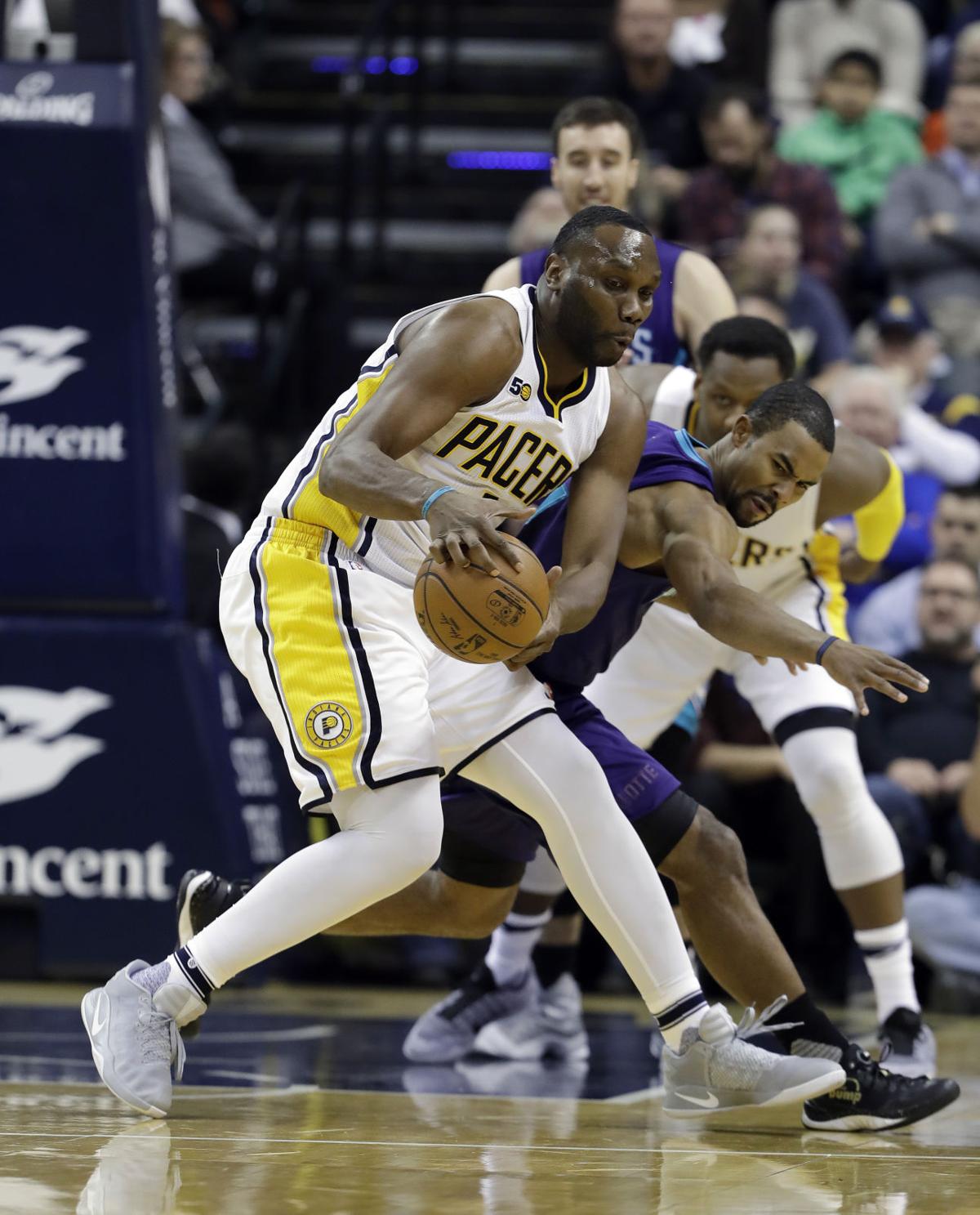 bench surge leads pacers past hornets sports