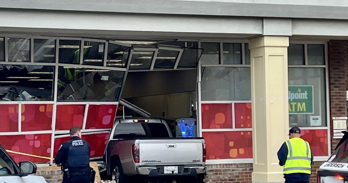 Pickup into building