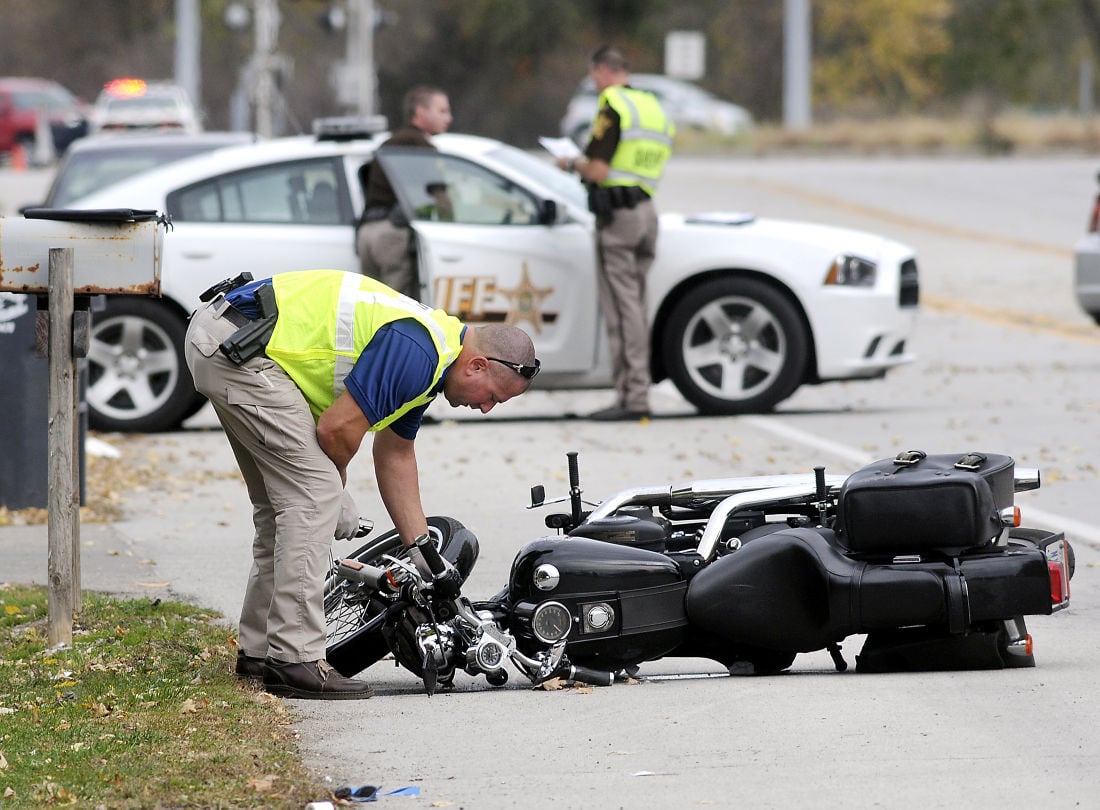 Two injured in motorcycle crash | Local News | heraldbulletin.com