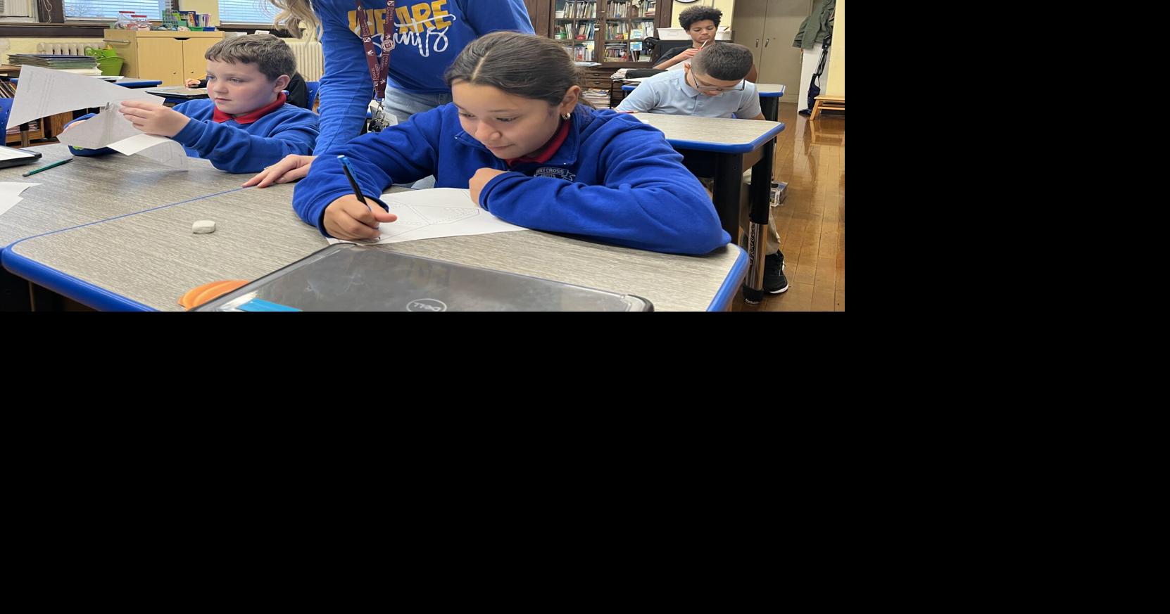 Holy Cross School teacher enjoys connecting with students