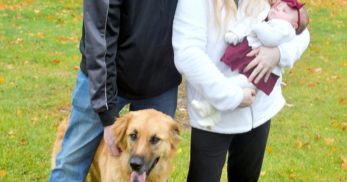 Dog alerts family with infant to fire in garage; community rallies to ...