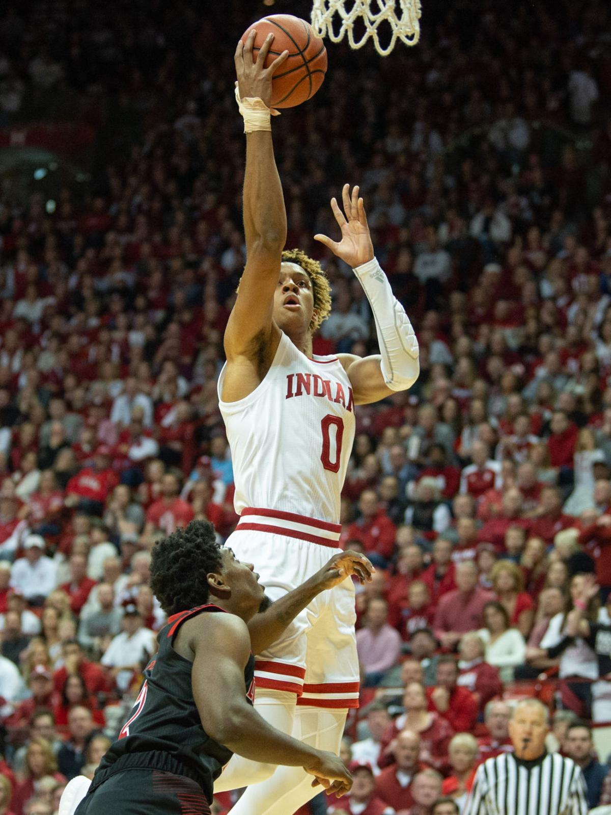 Phinisee Langford Lead Iu Over Louisville Indiana University