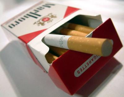 box of cigarettes