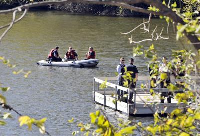 lake found body drowning died man water heraldbulletin shadyside puts afternoon anderson rescue department boat wednesday fire their after
