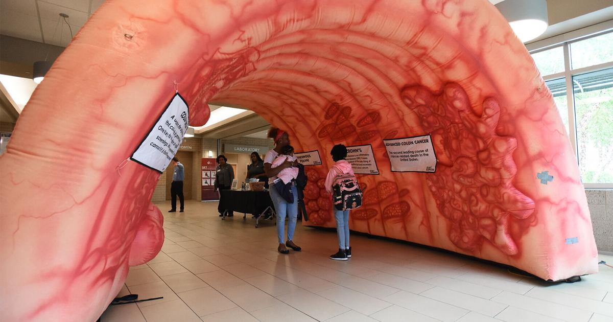 InterCare Community Health Network displays inflatable colon for ...