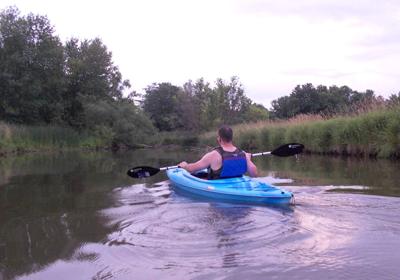 Black River kayaker