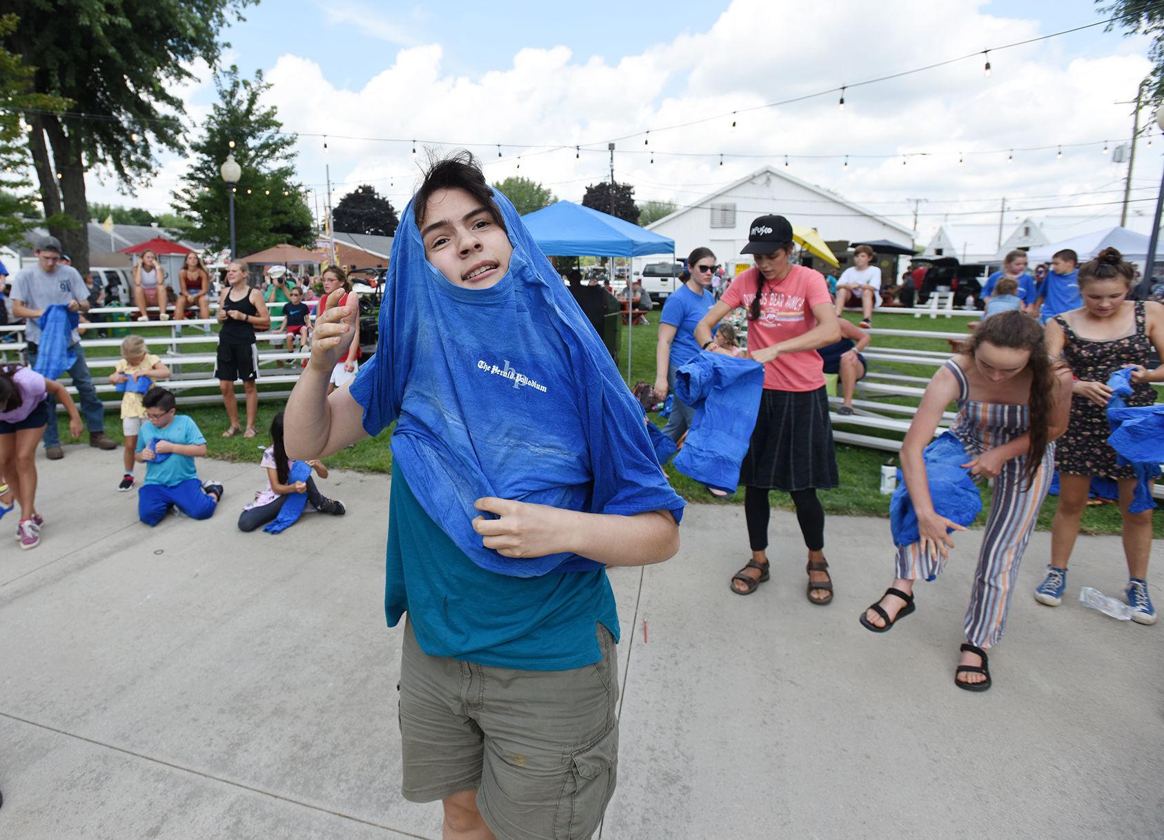Competitors work up a sweat at Frozen Tshirt Contest Berrien Springs